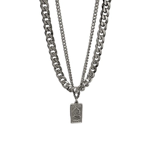 Portrait Pendant Necklace for Men and Women