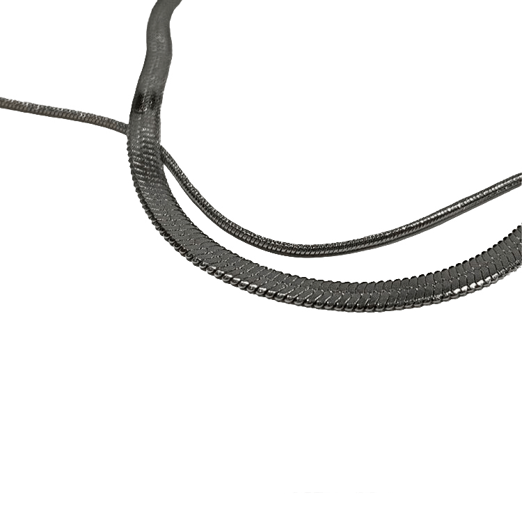 Minimalist Double-Layer Choker Necklace for Men and Women