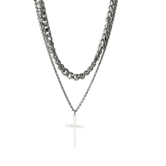 Cross Pendant Necklace for Men and Women