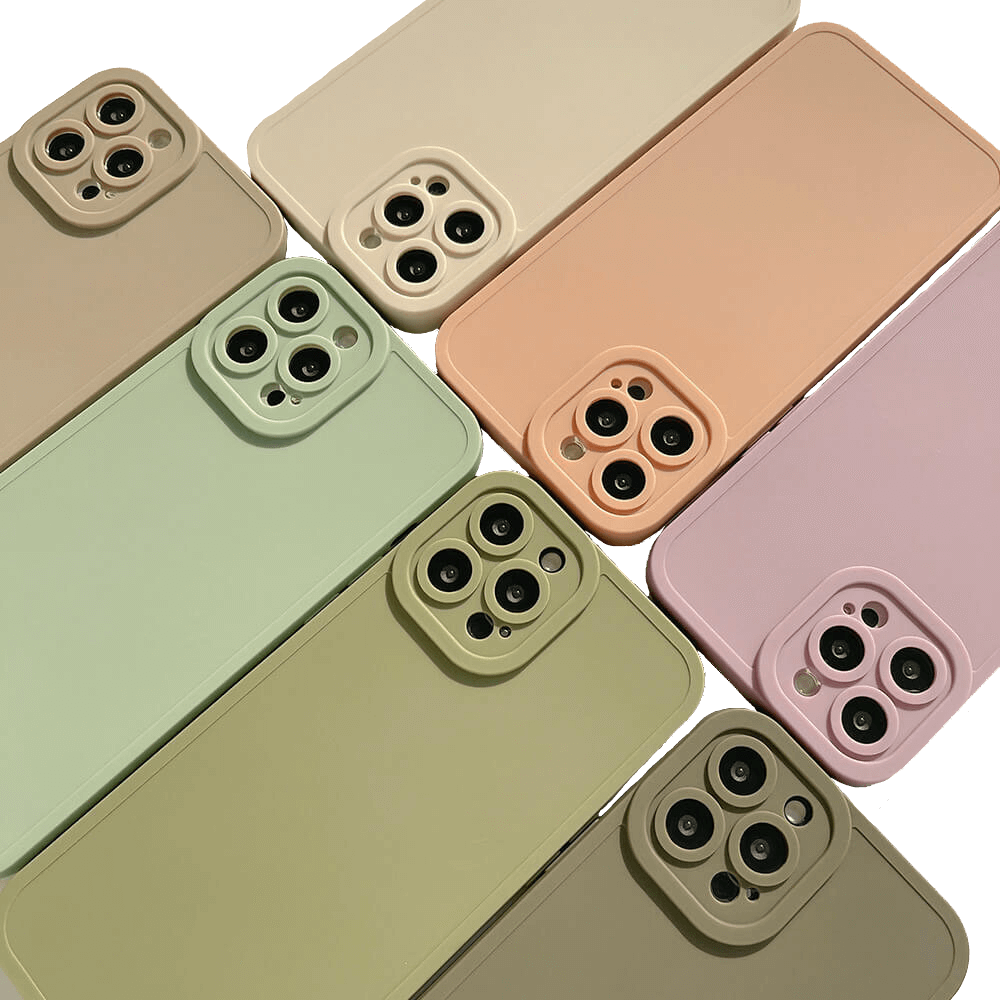 FADED - Tea White - Soft iPhone Case of Ravishing Faded Colours - Compatible Phone Models from iPhone 7 to iPhone 14 Pro Max