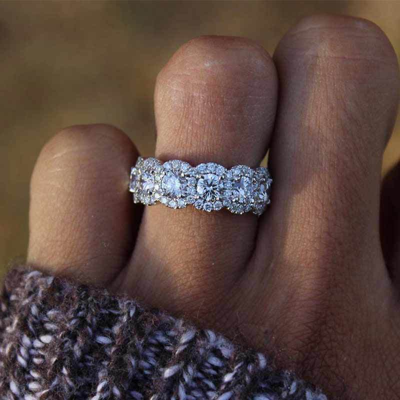 Légendaire - Delicate Sparkling Ring