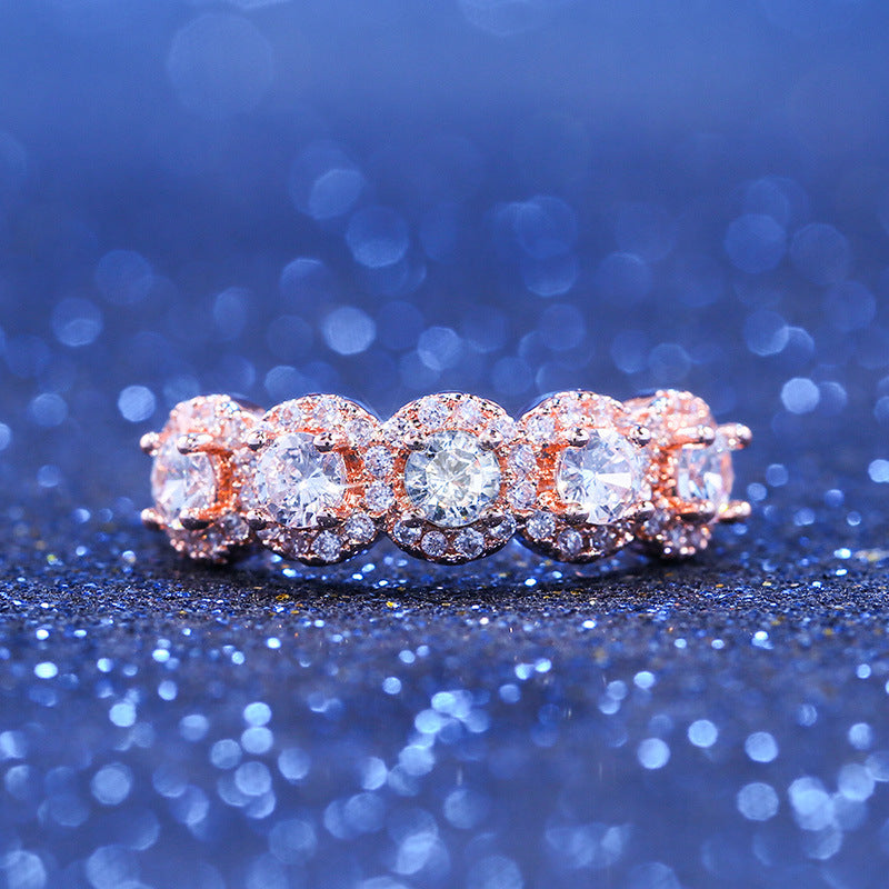Légendaire - Delicate Sparkling Ring