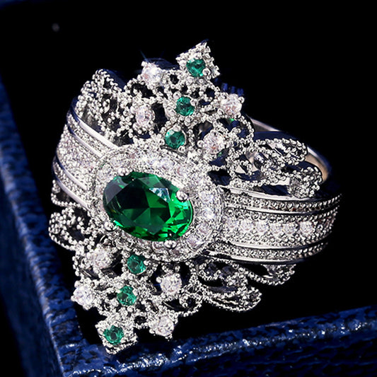 Couronne - Palace Style Crown-shaped Ring