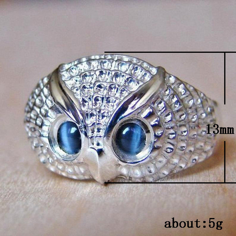 Mystérieux - Owl's Face Ring