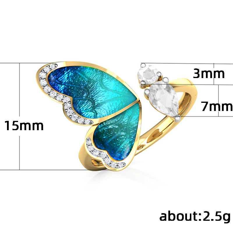 Aile - Butterfly Wing Open Ring
