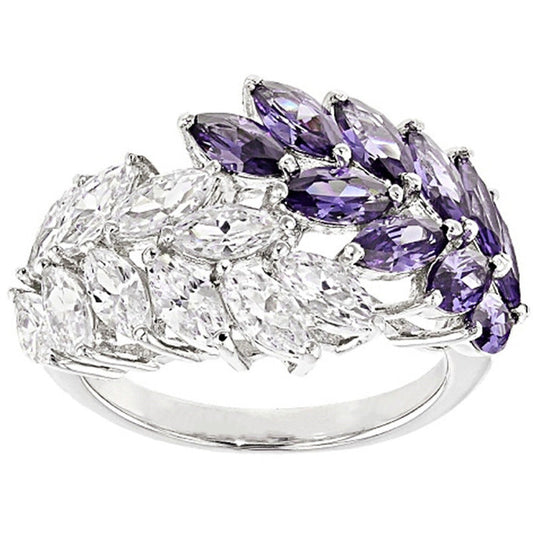 Cristallin - Elegant Shiny Purple Ring