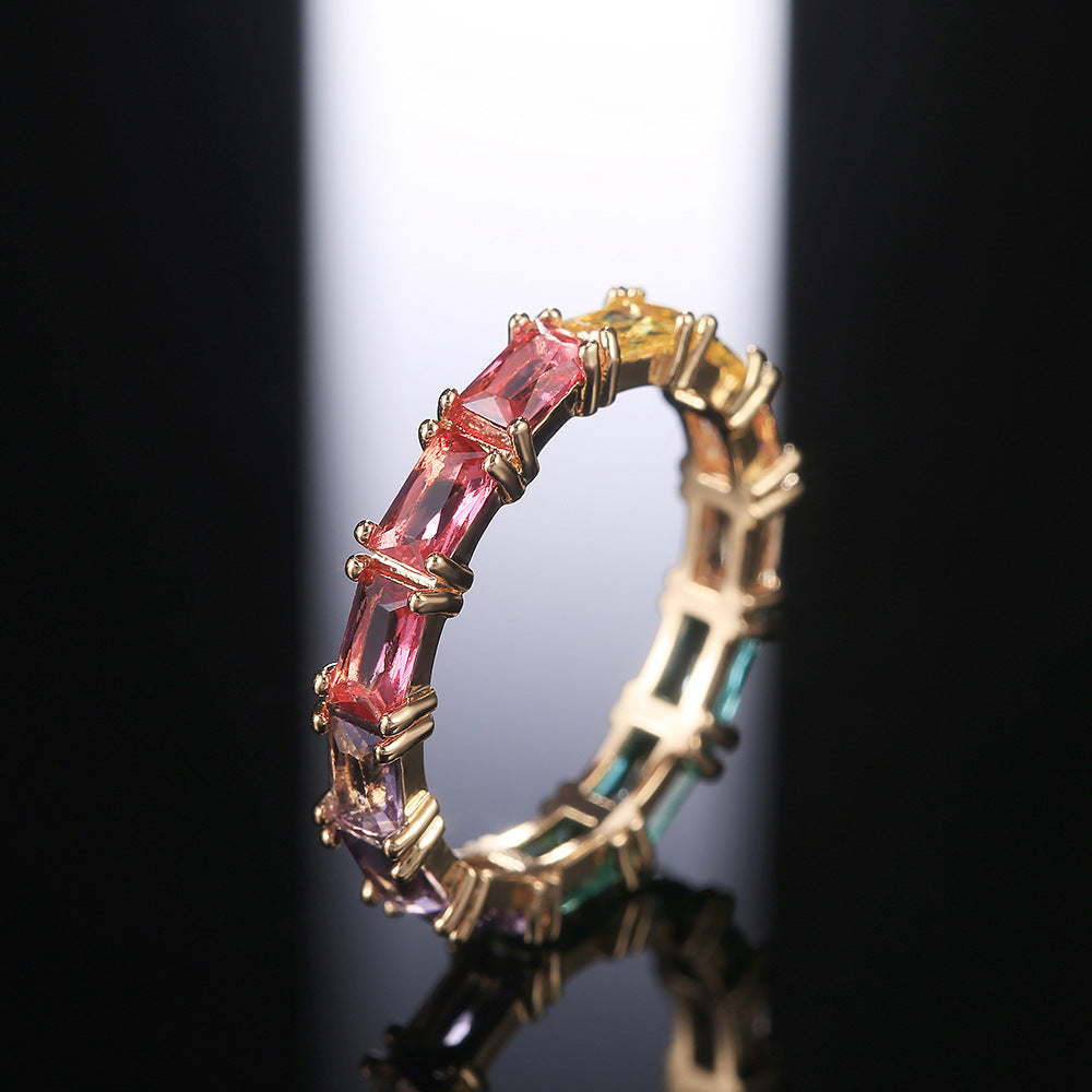 Auréole - Transparent Multi-Colored Ring