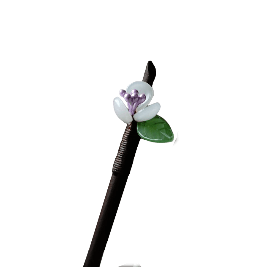 YIBAI - Flower Wood Hairpin