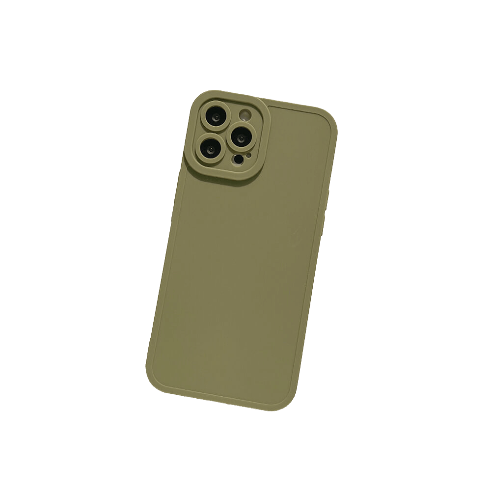 FADED - Rock Green - Soft iPhone Case of Ravishing Faded Colours - Compatible Phone Models from iPhone 7 to iPhone 14 Pro Max