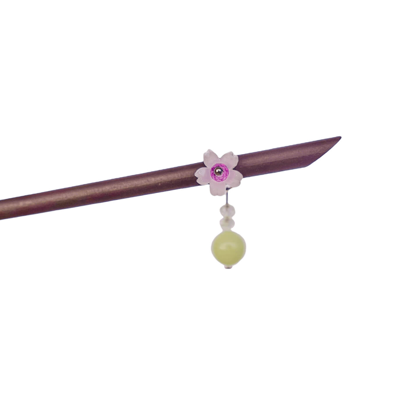 YING - Little Cherry Blossom Wood Hairpin