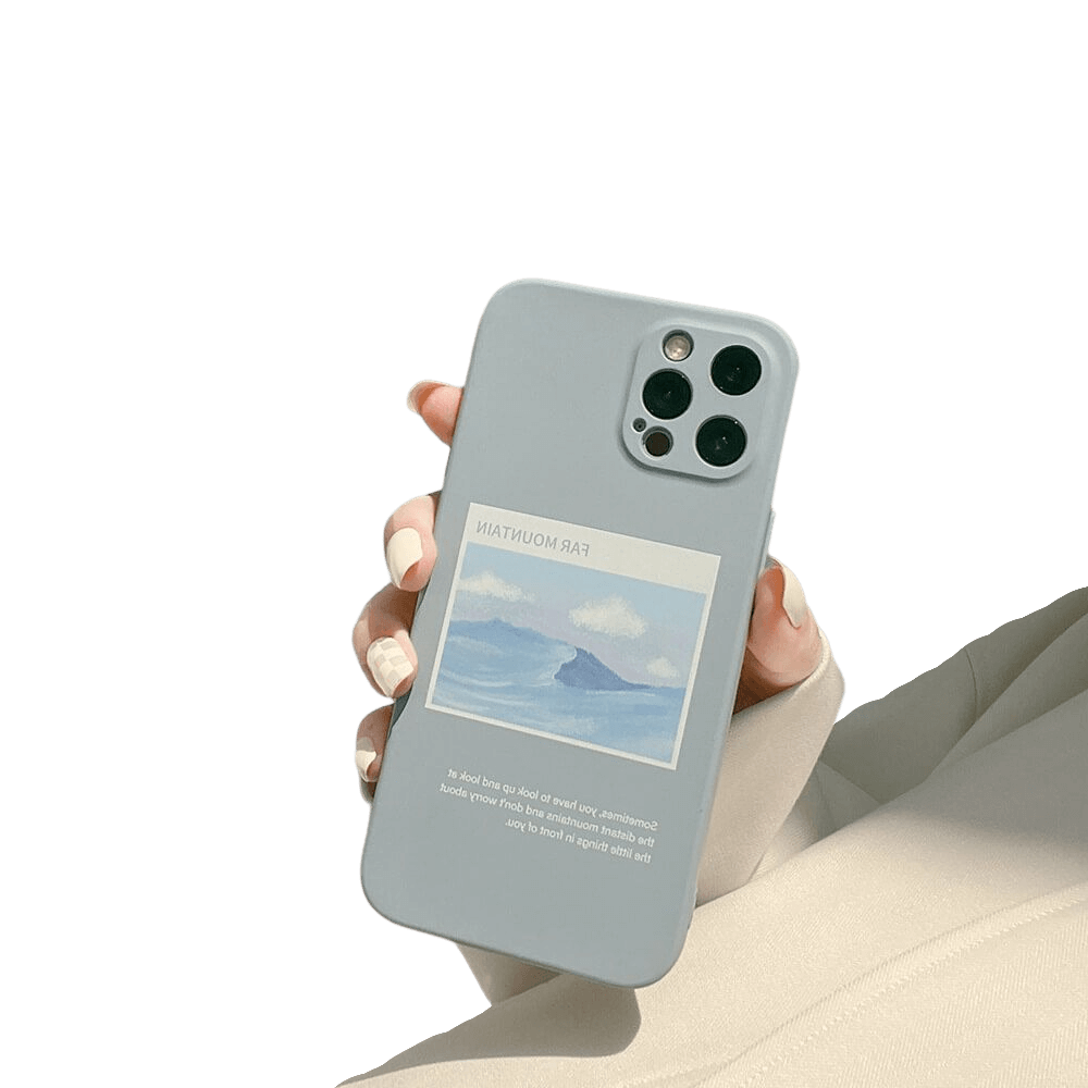 FAR MOUNTAIN - Soft iPhone Case - Compatible Phone Models from iPhone 7 to iPhone 13 Pro Max