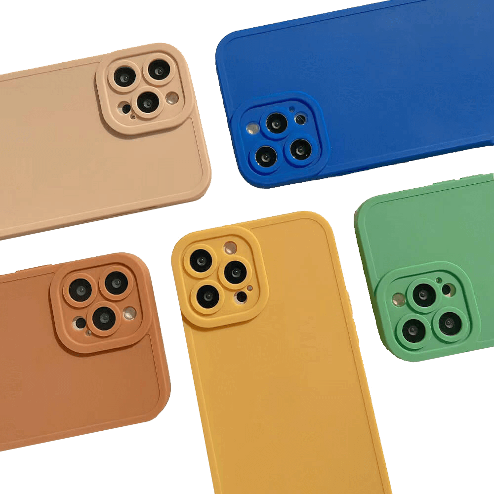 PURE - Light Tan - Soft iPhone Case of Ravishing Colours - Compatible Phone Models from iPhone 7 to iPhone 14 Pro Max