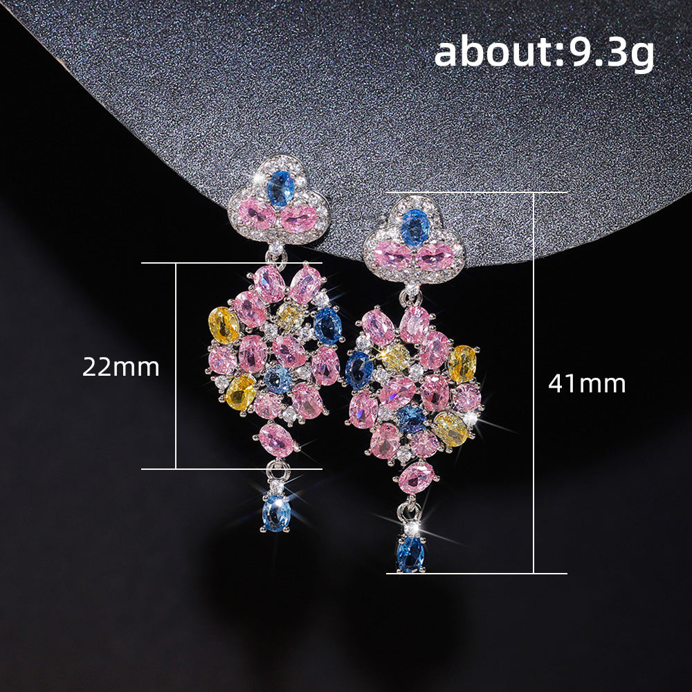 Printemps - Colourful Floral Earrings