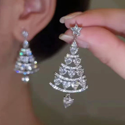 Sapin - Christmas Tree Shaped Earrings