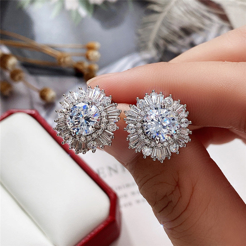 Florissant - Shiny Snowflake Earrings