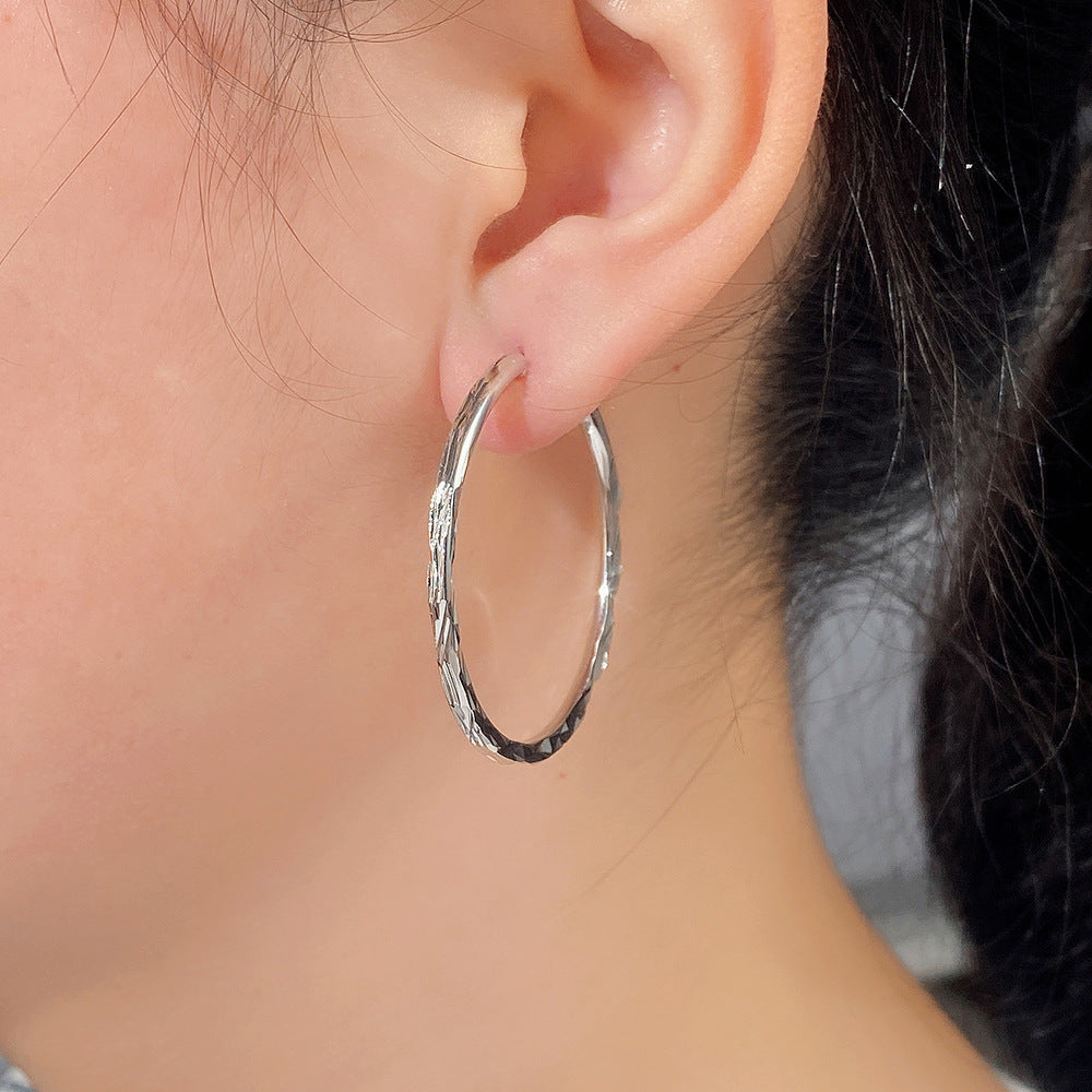 Anneau - Minimalist Large Circle Earrings