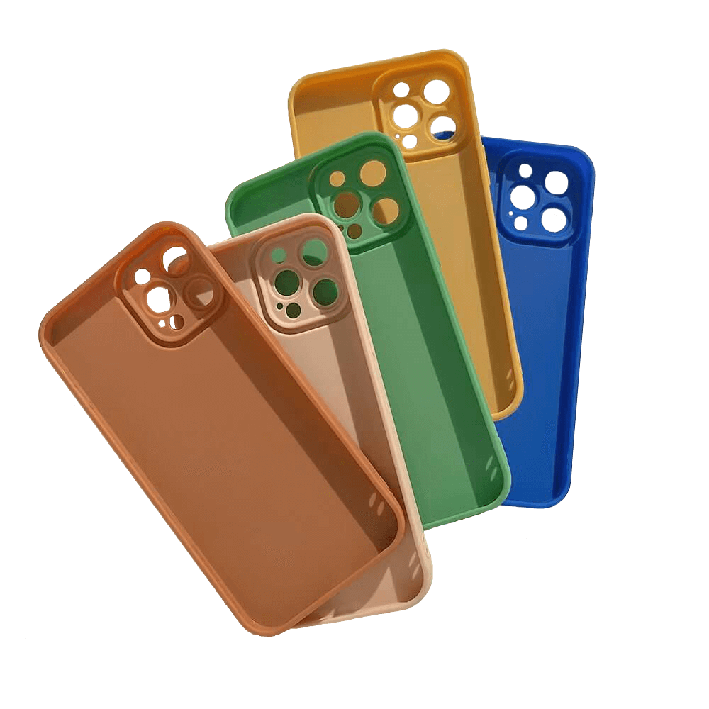 PURE - Chestnut Brown - Soft iPhone Case of Ravishing Colours - Compatible Phone Models from iPhone 7 to iPhone 14 Pro Max