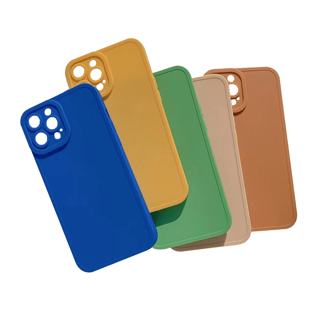 PURE - Olive Yellow - Soft iPhone Case of Ravishing Colours - Compatible Phone Models from iPhone 7 to iPhone 13 Pro Max