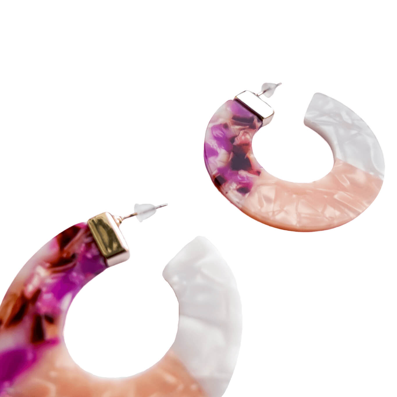 Thick C-Shaped Earrings