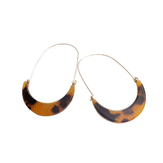 Minimalist Crescent-Shaped Earrings