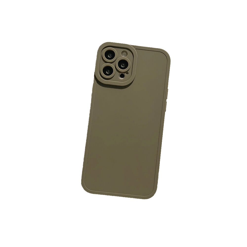 FADED - Mud Grey - Soft iPhone Case of Ravishing Faded Colours - Compatible Phone Models from iPhone 7 to iPhone 14 Pro Max