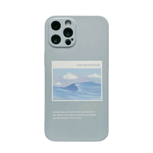 FAR MOUNTAIN - Soft iPhone Case - Compatible Phone Models from iPhone 7 to iPhone 13 Pro Max